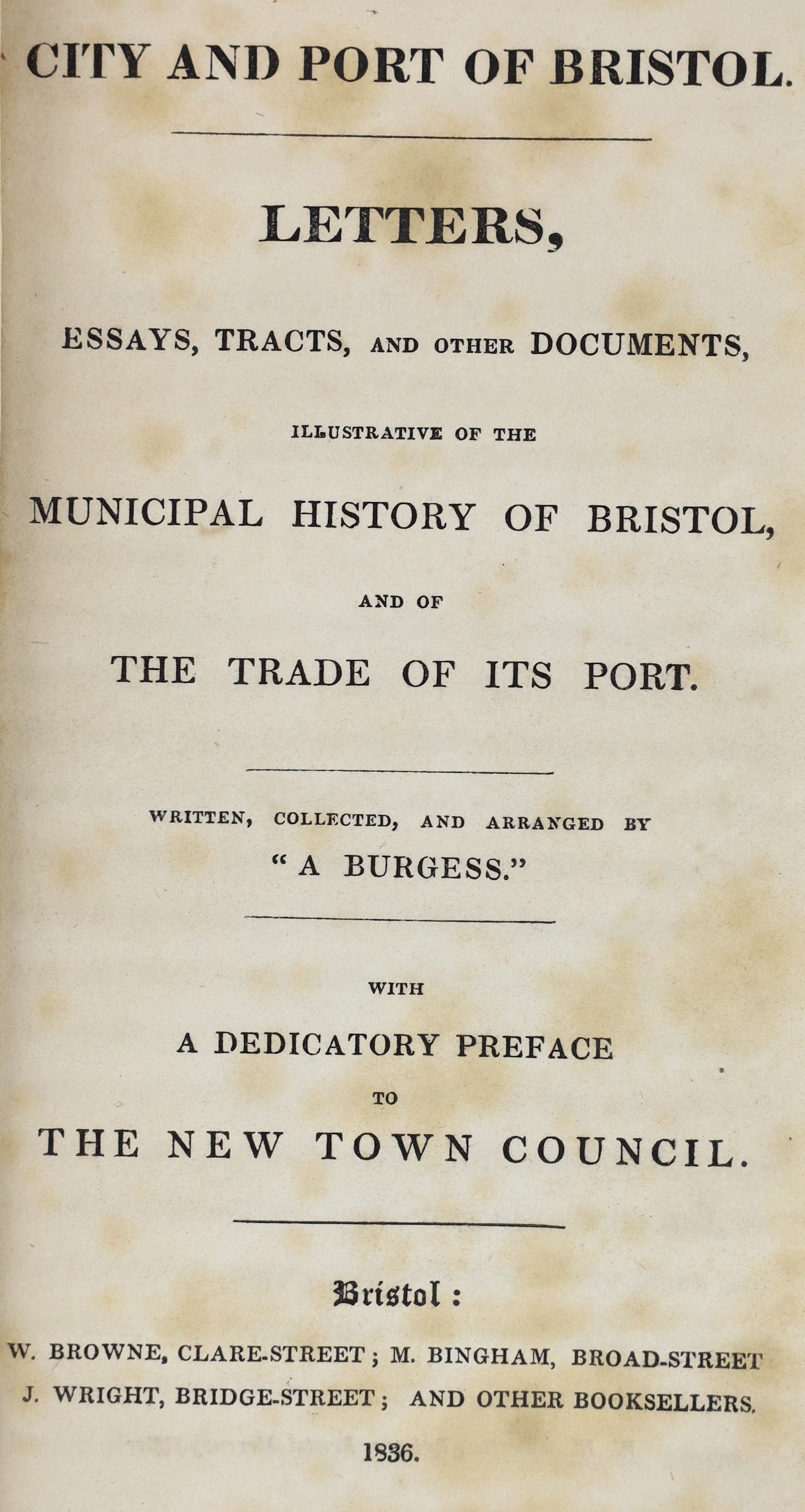 SOMERSET, BRISTOL: 